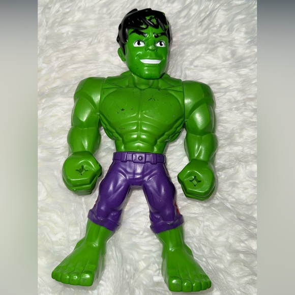 Hasbro Playskool Heroes Marvel Super Hero Adventures Mega Mighties Hulk Figure - Picture 9 of 14